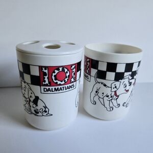 101 Dalmations Disney Bathroom Set Vtg